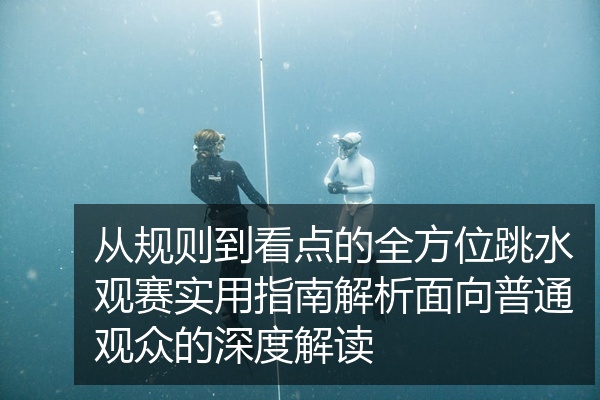 从规则到看点的全方位跳水观赛实用指南解析面向普通观众的深度解读